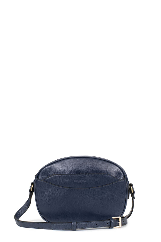 Sac porté travers - Cuir - Marine