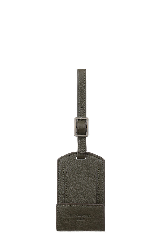 Etykieta bagażowa - Skóra - Olive