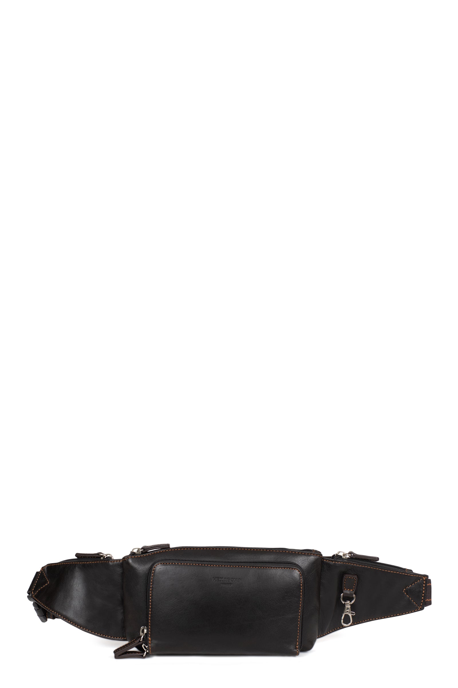 Belt bag Cowhide leather Hexagona Paris - Main Image