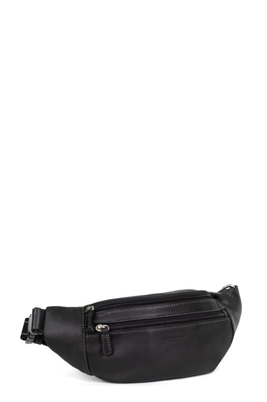 Sac banane - Cuir - Marron