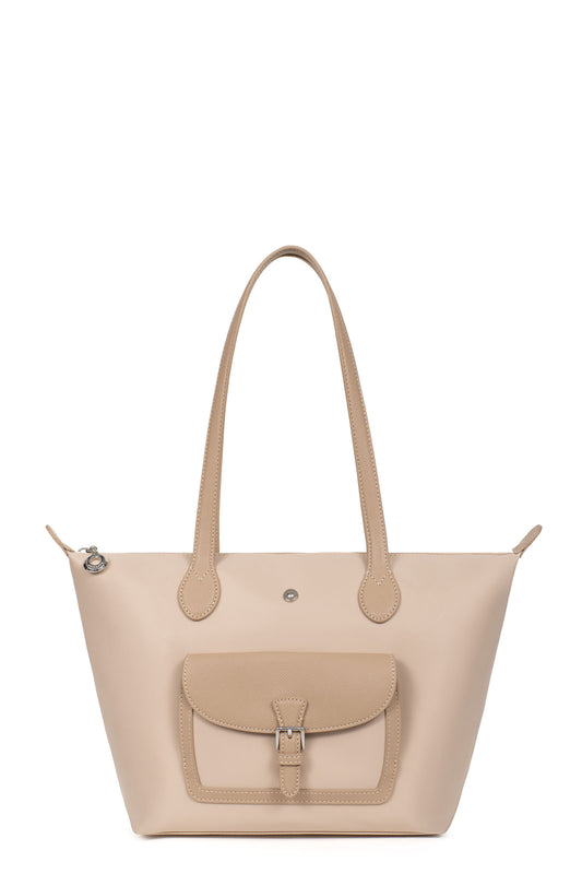 Sac cabas porté épaule - Moyen - Sable