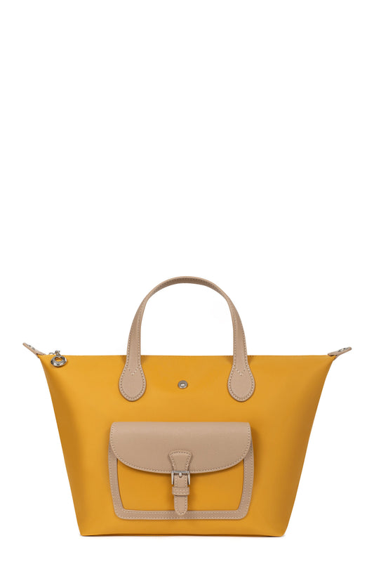 Sac cabas porté main - Moyen - Jaune