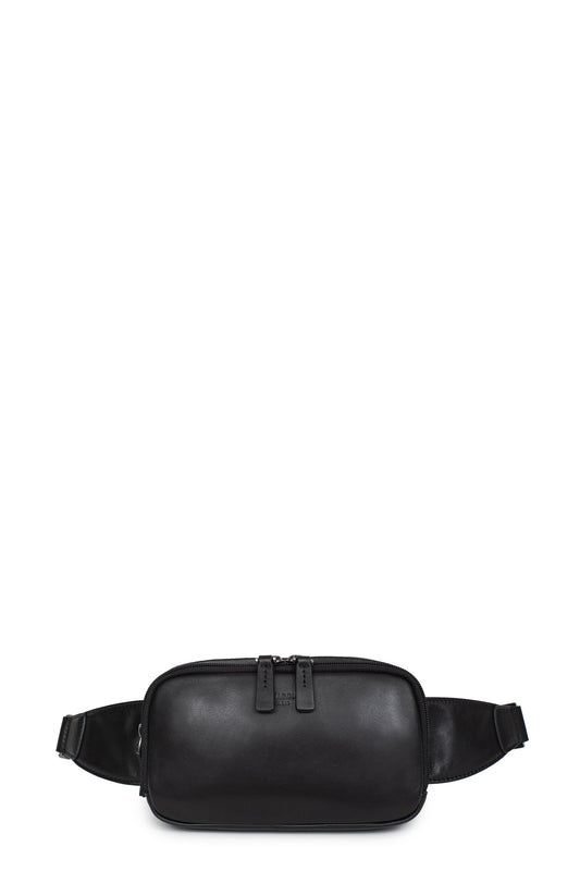 Belt bag - Leather - Noir