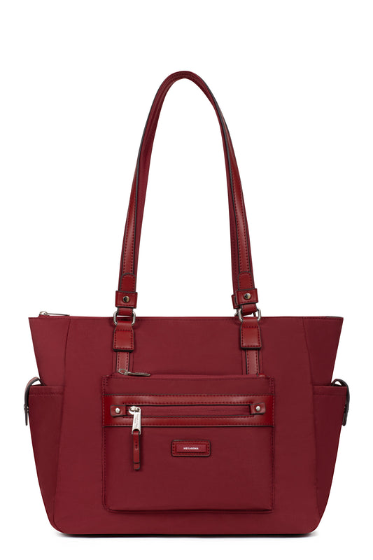 Sac cabas porté épaule - A4 - Carmin