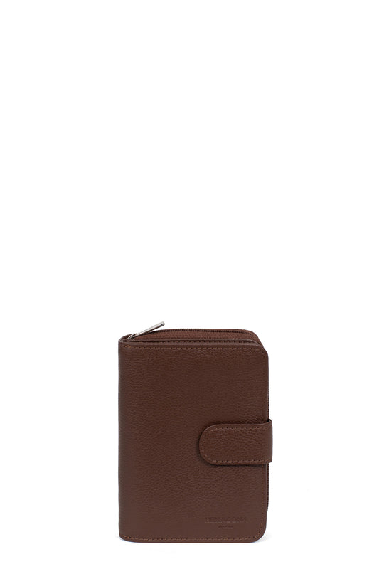 Portefeuille - 2 volets - Cuir - Noir