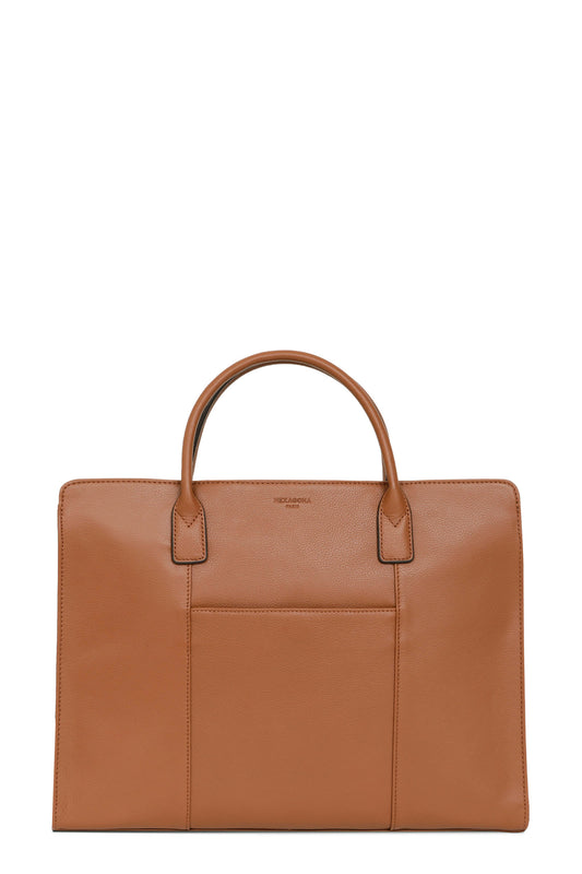 Dokumentenmappe - A4 - Leder - Tan