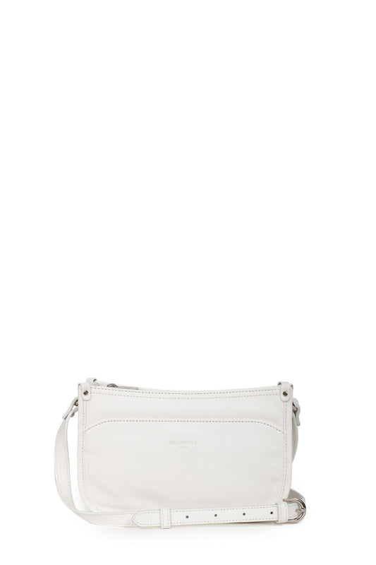 Sac porté travers - Cuir - Blanc