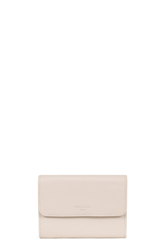 Wallet - 1 flap - Leather - Noir