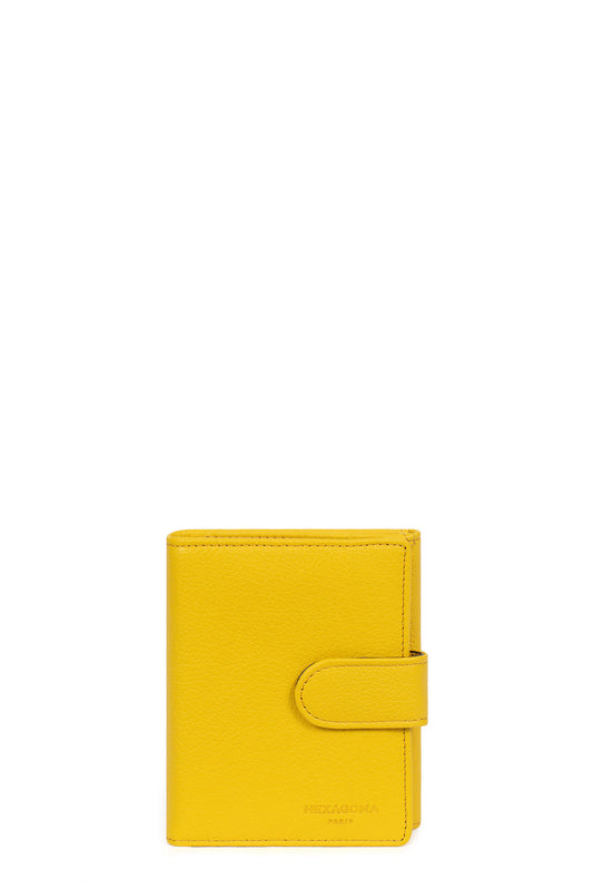 Geldbörse - 2 Fächer - Leder - Noir