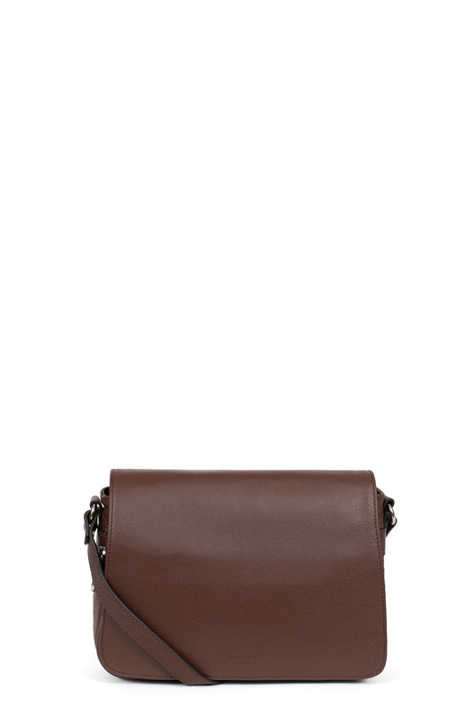 Sac porté travers - Cuir - Chocolat