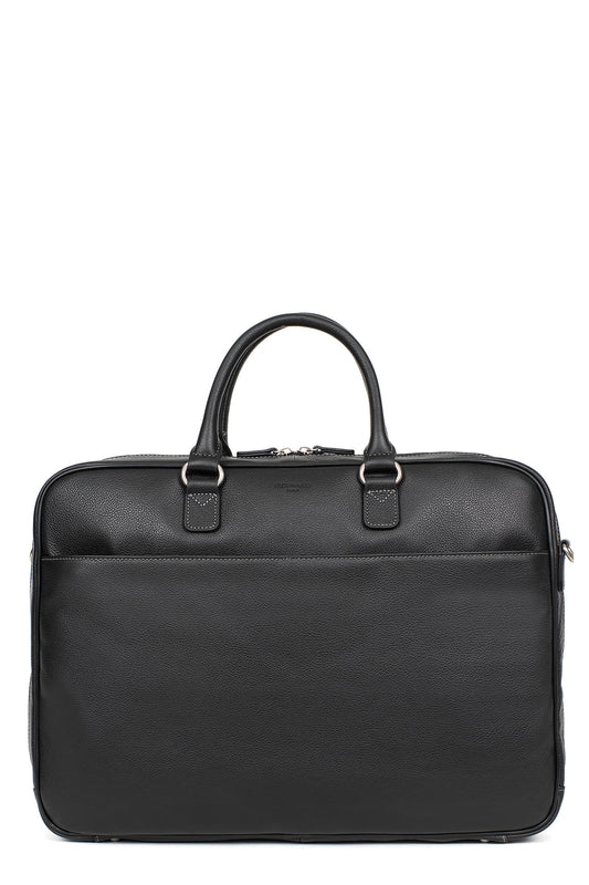 Aktetas - 17" & A4 - Leer - Noir