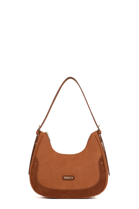 Sac porté épaule 1 anse - Caramel