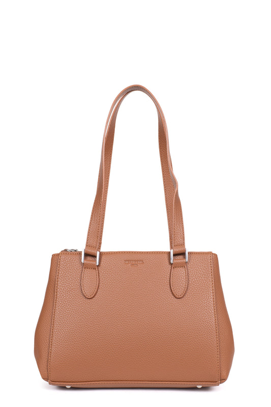 Sac porté épaule 2 anses - Tan