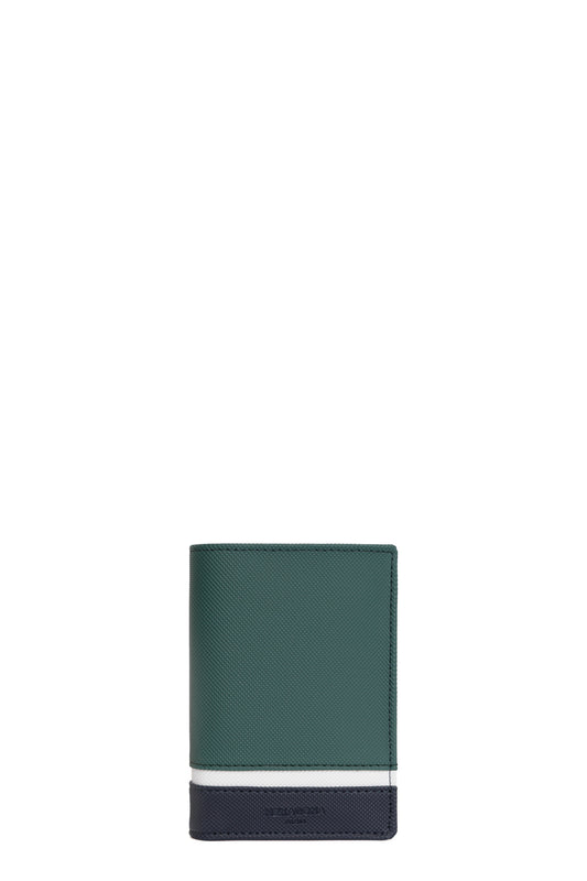 Portefeuille européen - 2 volets - Vert/multicolore