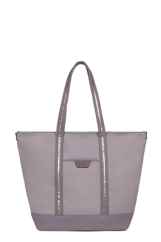 Shoulder tote bag - A4 - Large - Bleu-lavande