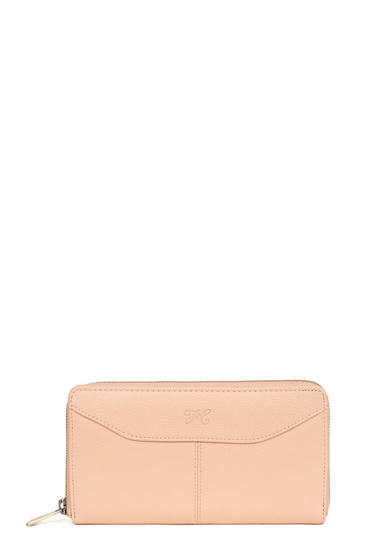 Cartera larga - Detener RFID - Cuero - Nude