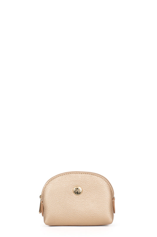 Porte-monnaie - Cuir - Doré