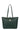 Sac cabas porté épaule - A4 - Cuir - Vert-foncé