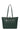 Sac cabas porté épaule - A4 - Cuir - Vert-foncé