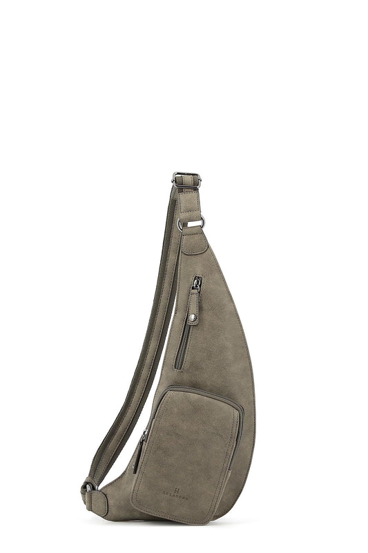 Ein Schultertasche - Taupe