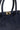Sac porté main 2 poignées - A4 - Cuir - Marine