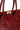 Sac porté main 2 poignées - A4 - Cuir - Carmin