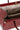 Sac porté main 2 poignées - A4 - Cuir - Carmin