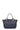Sac porté main 2 poignées - Cuir - Marine