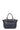 Sac porté main 2 poignées - Cuir - Marine