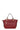 Sac porté main 2 poignées - Cuir - Carmin