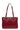 Bolso de hombro 2 asas - A4 - Cuero - Carmin