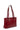 Bolso de hombro 2 asas - A4 - Cuero - Carmin