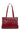 Bolso de hombro 2 asas - A4 - Cuero - Carmin