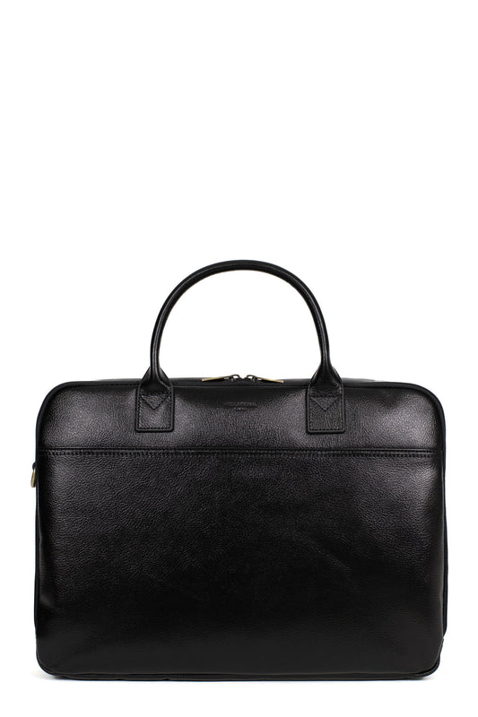 Briefcase - 13" & A4 - Leather - Noir