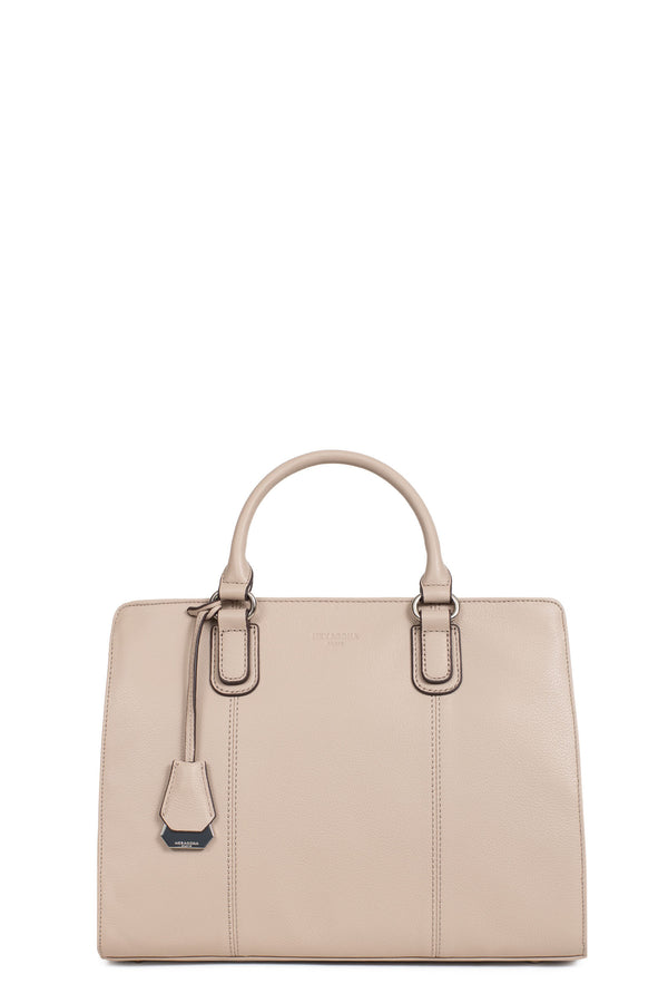 Handbag with 2 handles - Leather