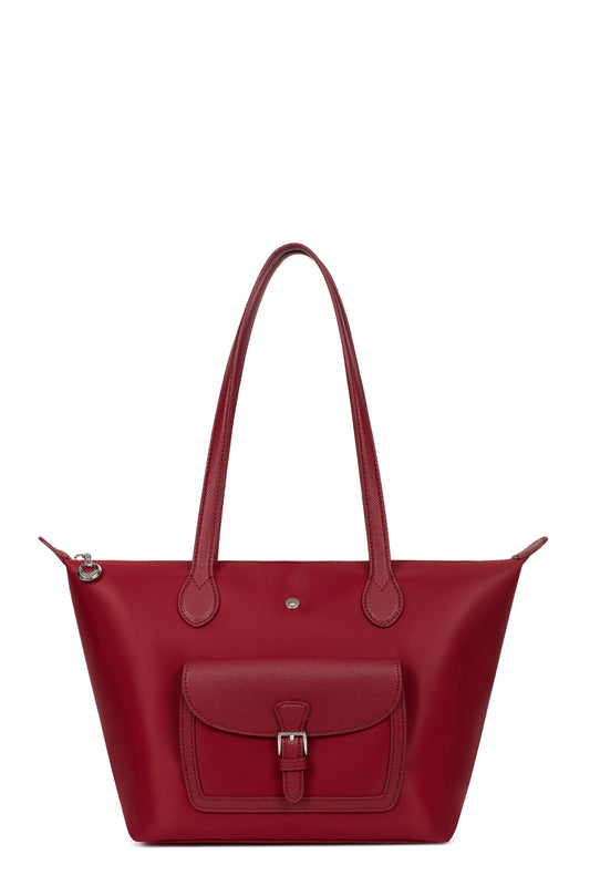 Sac cabas porté épaule - Moyen - Rouge