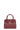 Sac porté main 2 poignées - Cuir de vachette - Lie-de-vin