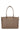 Borsa shopper da spalla - A4 - Cuoio di vitello pieno fiore - Taupe