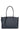 Borsa shopper da spalla - A4 - Cuoio di vitello pieno fiore - Bleu-nuit
