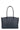 Borsa shopper da spalla - A4 - Cuoio di vitello pieno fiore - Bleu-nuit