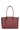 Borsa shopper da spalla - A4 - Cuoio di vitello pieno fiore - Lie-de-vin