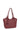 Sac porté épaule 2 anses - A4 - Cuir de vachette - Lie-de-vin