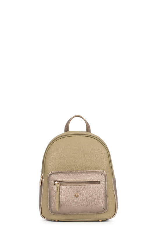 Sac à dos - Kaki/bronze