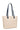 Sac cabas porté épaule - A4 - Ivoire/marine