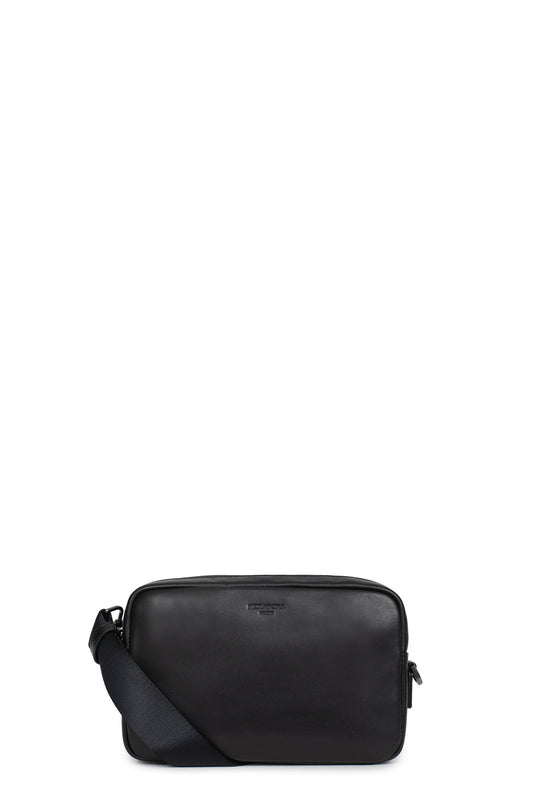 Sac reporter - Cuir - Noir