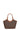 Sac porté main 2 poignées - Chocolat/caramel