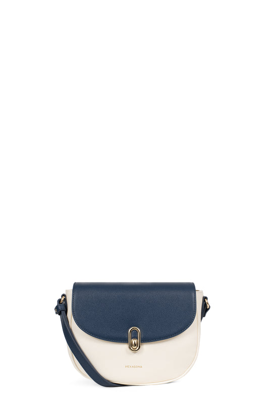 Sac porté travers - Blanc/marine