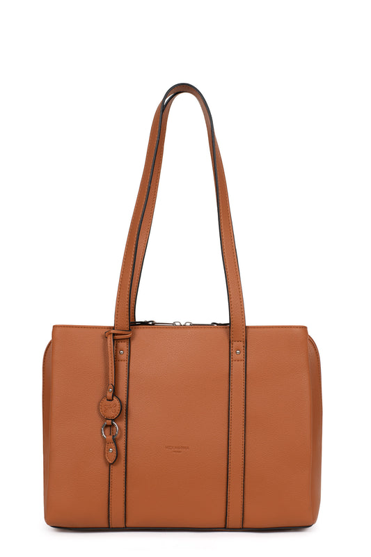 Sac porté épaule 2 anses - A4 - Saumon