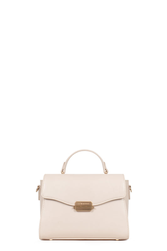 Sac porté main 1 poignée - Ivoire