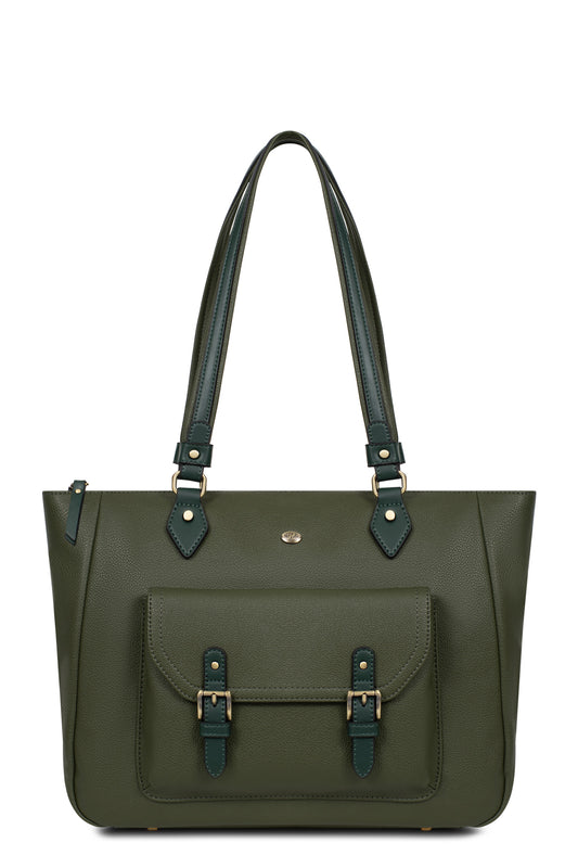 Sac cabas porté épaule - A4 - Kaki